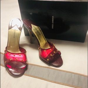 Dolce & Gabana nail head heels size 38